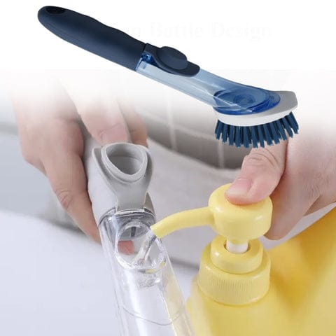 Premium Dish Cleaning Brush with Replaceable Sponge Heads