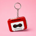Recordable Retro Cassette Keychain